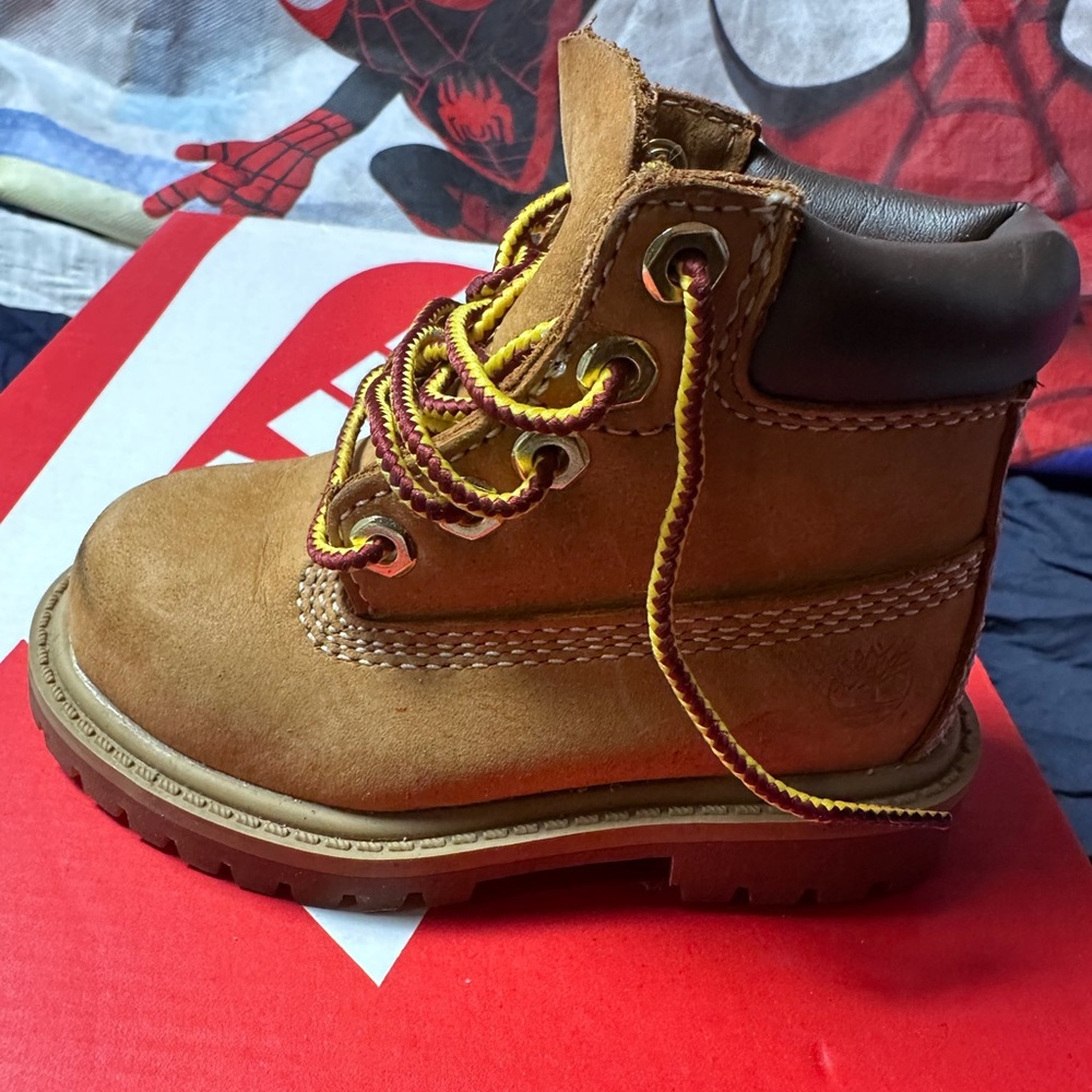 Timberland Kids Brown Leather Boots